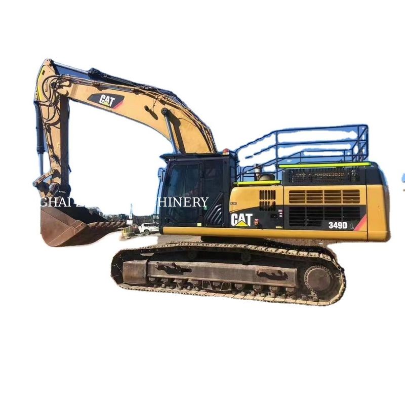 Gebraucht CAT 349E Bagger 49 Tonnen mit Originalfarbe zum Verkauf