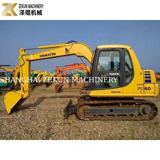 6200 KG Maschinengewicht Gebraucht Komatsu PC60-7 Bagger aus Japan Original Hydraulikpumpe