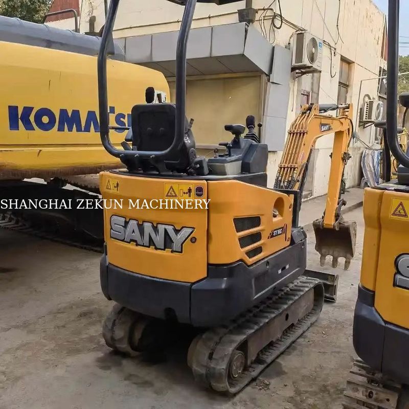 10.3KW Sany SY16C 1,6 Tonnen Minibagger mit Gummi und Original-Hydraulikpumpe