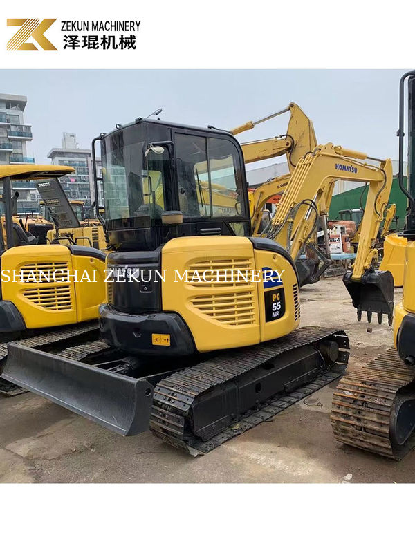 Second Hand Komatsu PC55MR-2 Bagger mit 28,5 kW Leistung und 0,2 m3 Eimerkapazität