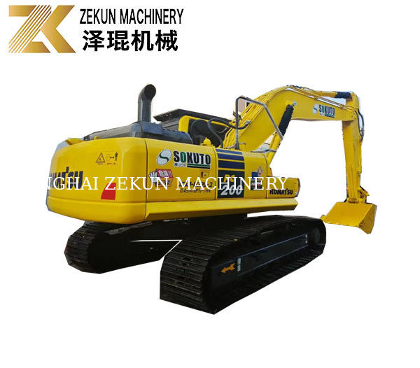 Niedrige Arbeitszeiten 2001-4000 Komatsu PC200-8 Gebraucht-Crawlerbagger in gutem Zustand