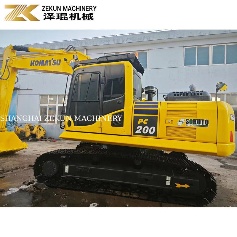 Niedrige Arbeitszeiten 2001-4000 Komatsu PC200-8 Gebraucht-Crawlerbagger in gutem Zustand