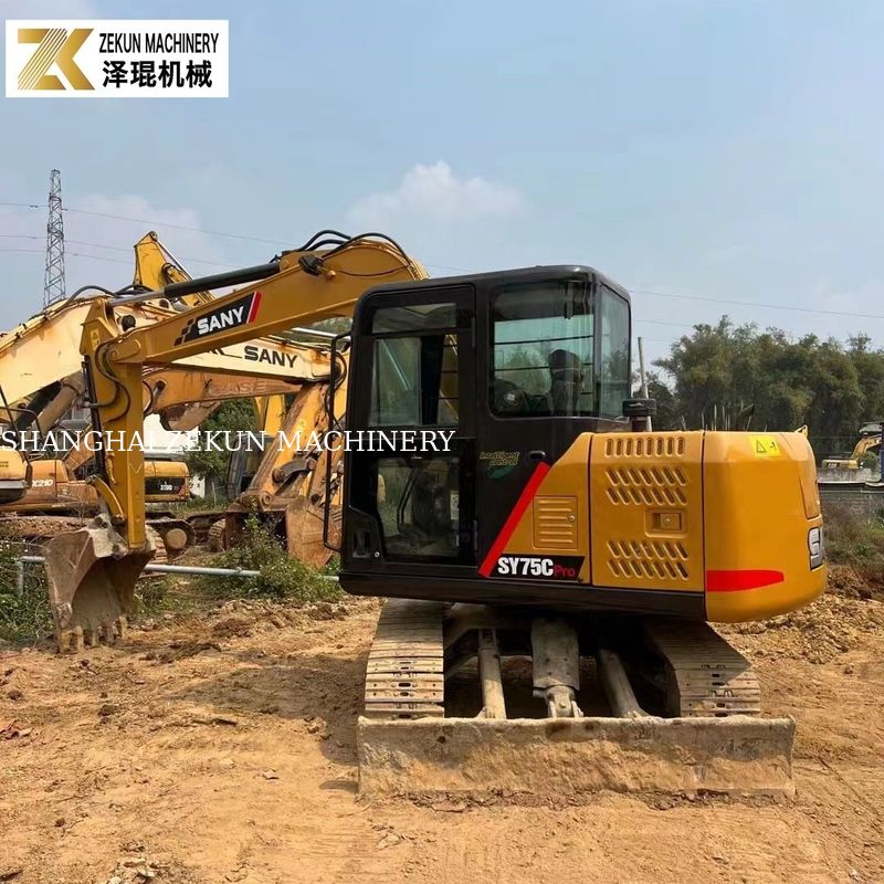 Jahr 2022 Gebraucht 7.5T Sany 75C Bagger SY75C-8 SY75C PRO Gebrauchtbagger