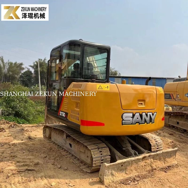 Jahr 2022 Gebraucht 7.5T Sany 75C Bagger SY75C-8 SY75C PRO Gebrauchtbagger