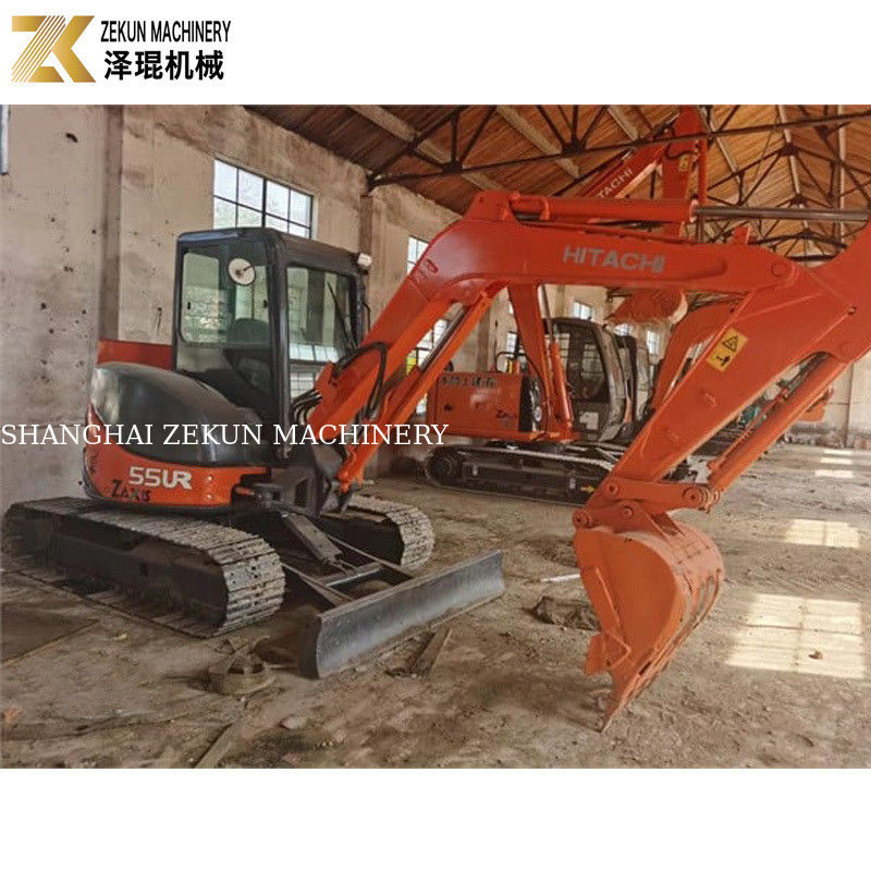 33.1Kw Leistung Hitachi ZX55 Bagger 5,5 Tonnen Mini Bagger mit 2001-4000 Arbeitsstunden
