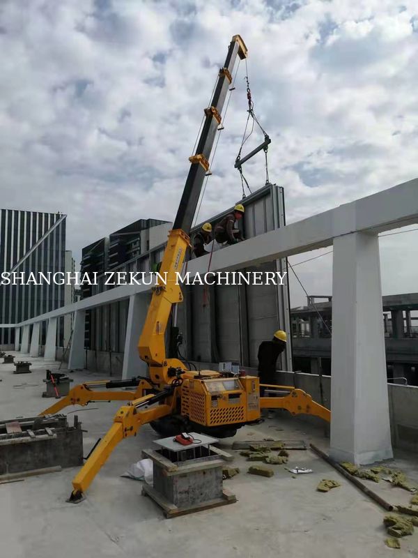 Mini-Spinnenaufzugskran KB8.0 Hydraulischer Kran für max. Aufzugshöhe 15,7 m