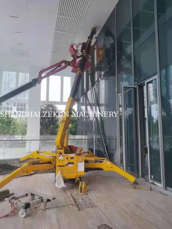 Mini-Spinnenaufzugskran KB8.0 Hydraulischer Kran für max. Aufzugshöhe 15,7 m