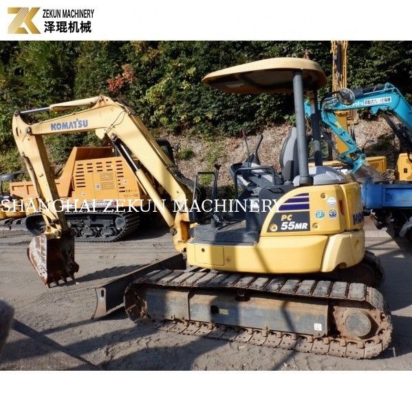 Gebraucht Japan Komatsu PC55MR PC55MR-2 Bagger 5,5 Tonnen für Bau- und Landwirtschaftsgraben