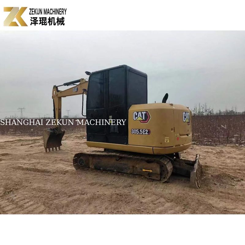 CAT 305.5E2 Crawler Excavator 5,5 Tonnen mit Hydraulik Daumen von Caterpillar