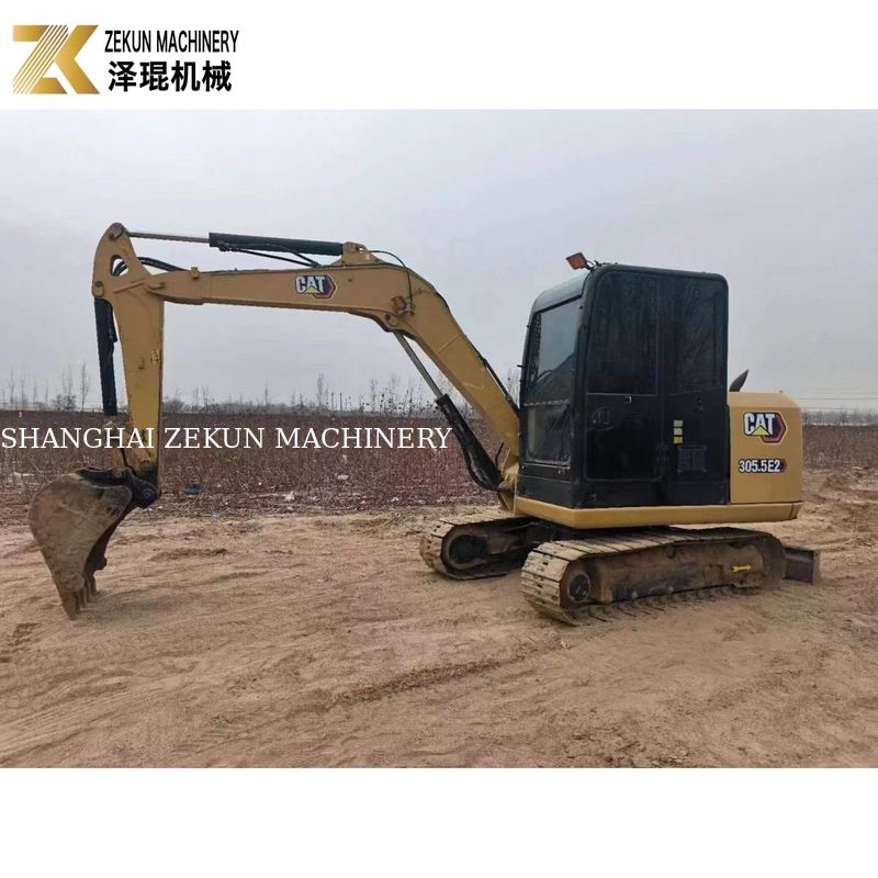 CAT 305.5E2 Crawler Excavator 5,5 Tonnen mit Hydraulik Daumen von Caterpillar