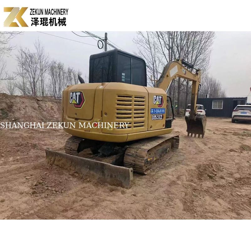 CAT 305.5E2 Crawler Excavator 5,5 Tonnen mit Hydraulik Daumen von Caterpillar