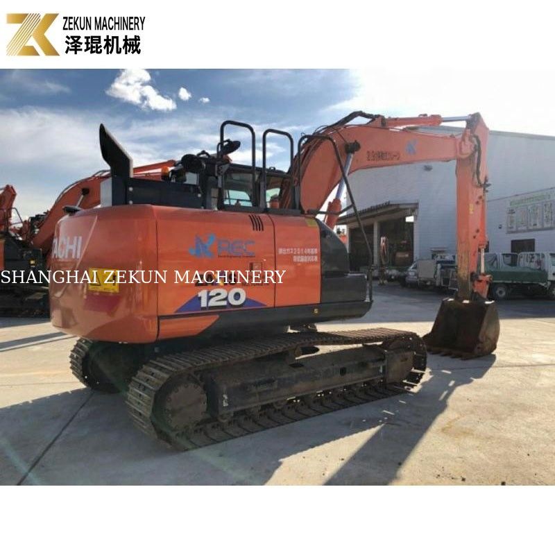 Mini Digger Gebraucht 12 Tonnen Bagger Hitachi ZX120 Bagger ZX120-6 mit ISUZU Motor