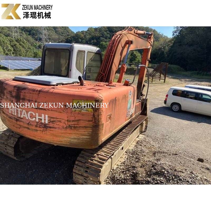 Originalfarbe 12 Tonnen gebrauchtes Hitachi EX 120 Bagger EX120-5 mit 60,5 kW ISUZU Motor