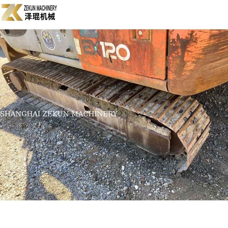 Originalfarbe 12 Tonnen gebrauchtes Hitachi EX 120 Bagger EX120-5 mit 60,5 kW ISUZU Motor