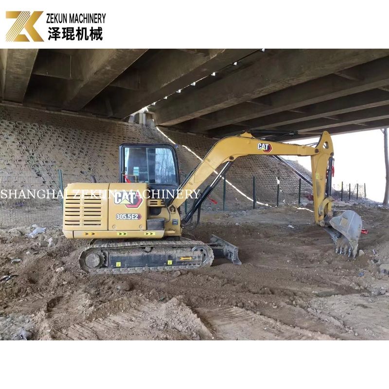 CAT 305.5E Gebrauchtes Minibagger 5,5 Tonnen Originalfarbe