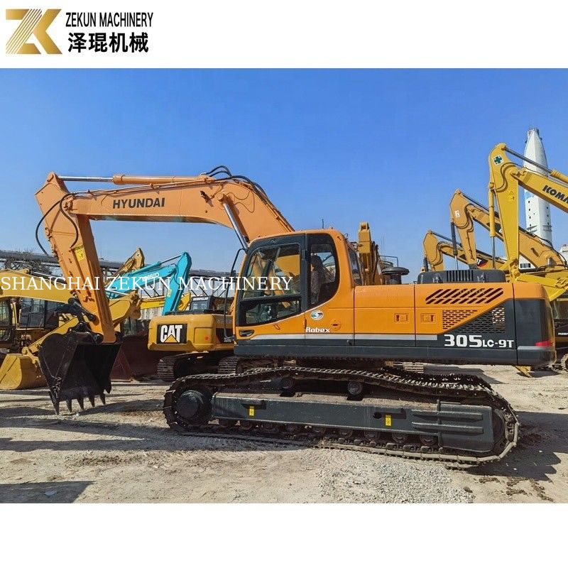30 Tonnen gebrauchtes Hyundai 305 Bagger 305LC 305LC-9T aus Korea 1,4 m3 Eimer