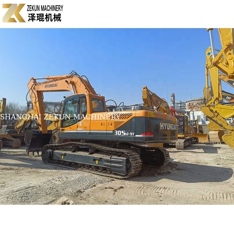 30 Tonnen gebrauchtes Hyundai 305 Bagger 305LC 305LC-9T aus Korea 1,4 m3 Eimer