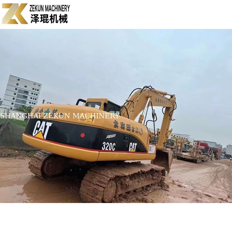 110KW Schwere Ausrüstung Gebraucht CAT320 Bagger Caterpillar 320C Arbeitszeiten 4001-6000