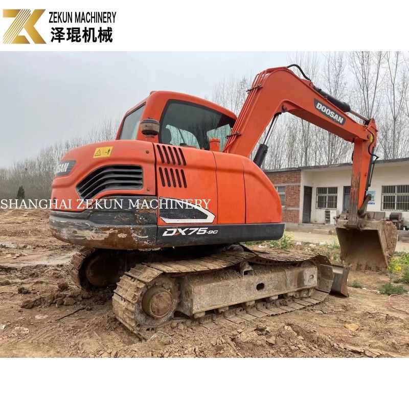 5 Tonnen Doosan 55 Bagger DH55 Gebrauchtes Doosan Bagger 0,175M3 Eimer