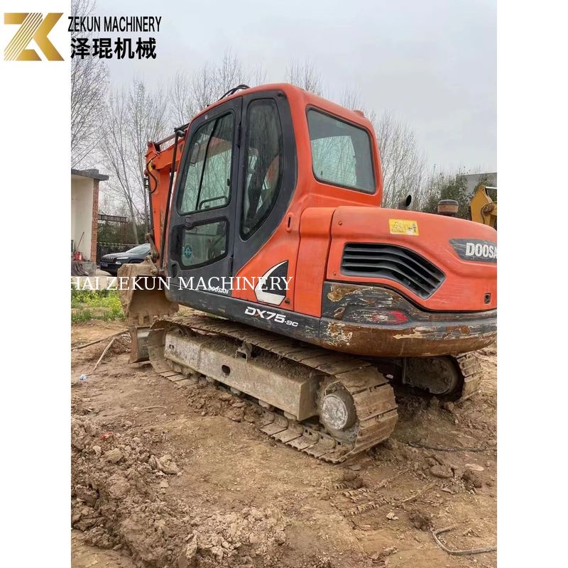 5 Tonnen Doosan 55 Bagger DH55 Gebrauchtes Doosan Bagger 0,175M3 Eimer