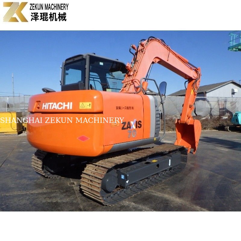 Kleiner Mini 7Ton Hitachi Zaxis 70 Crawler Bagger ZX70 mit 2001-4000 Arbeitsstunden