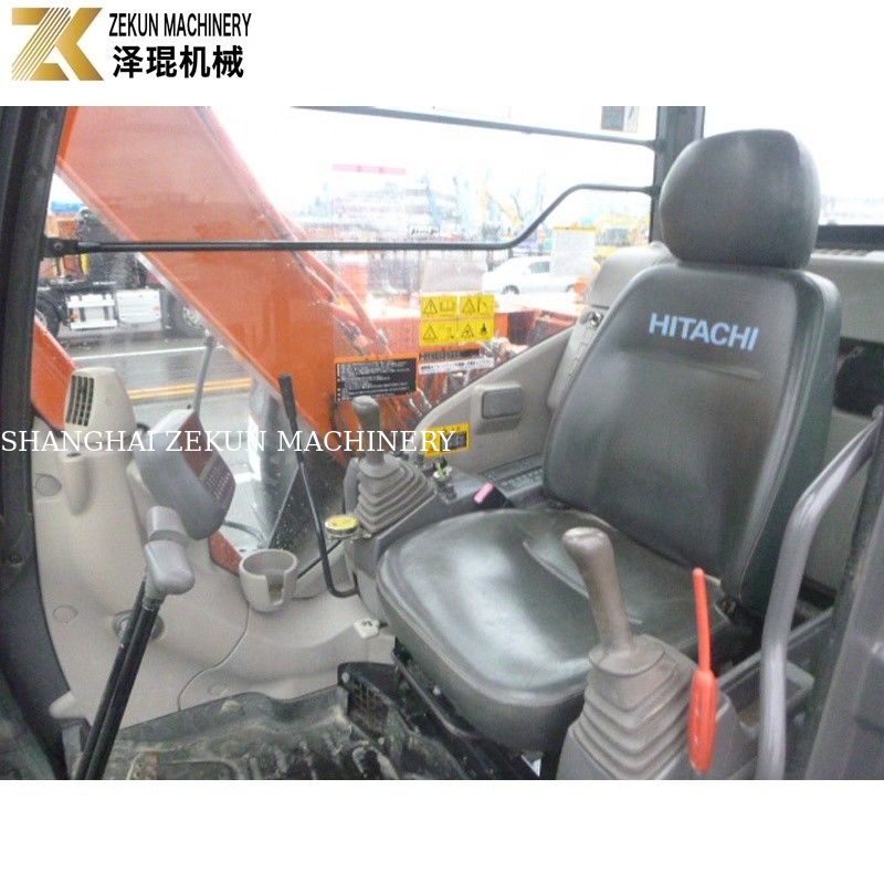 7 Tonnen schwerer Hitachi ZX 70 Bagger mit Daumen und leistungsstarkem ISUZU-Motor für kleine Eimer