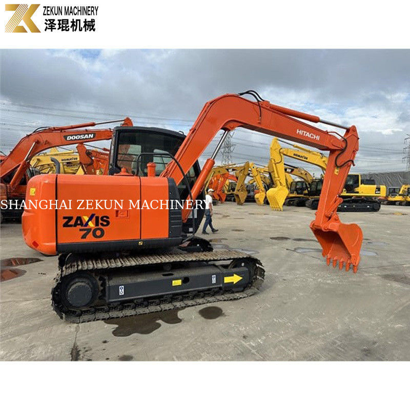 Gebrauchtes Hitachi ZX70 Bagger mit ISUZU-Motor und Original-Hydraulikpumpe in Japan