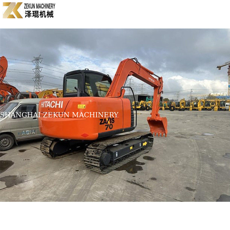 Gebrauchtes Hitachi ZX70 Bagger mit ISUZU-Motor und Original-Hydraulikpumpe in Japan