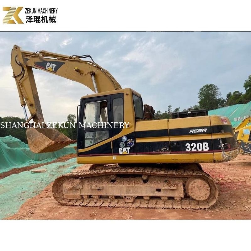Gebrauchtes CAT320 Crawler Excavator 20.6T importiert aus Japan Originalfarbe