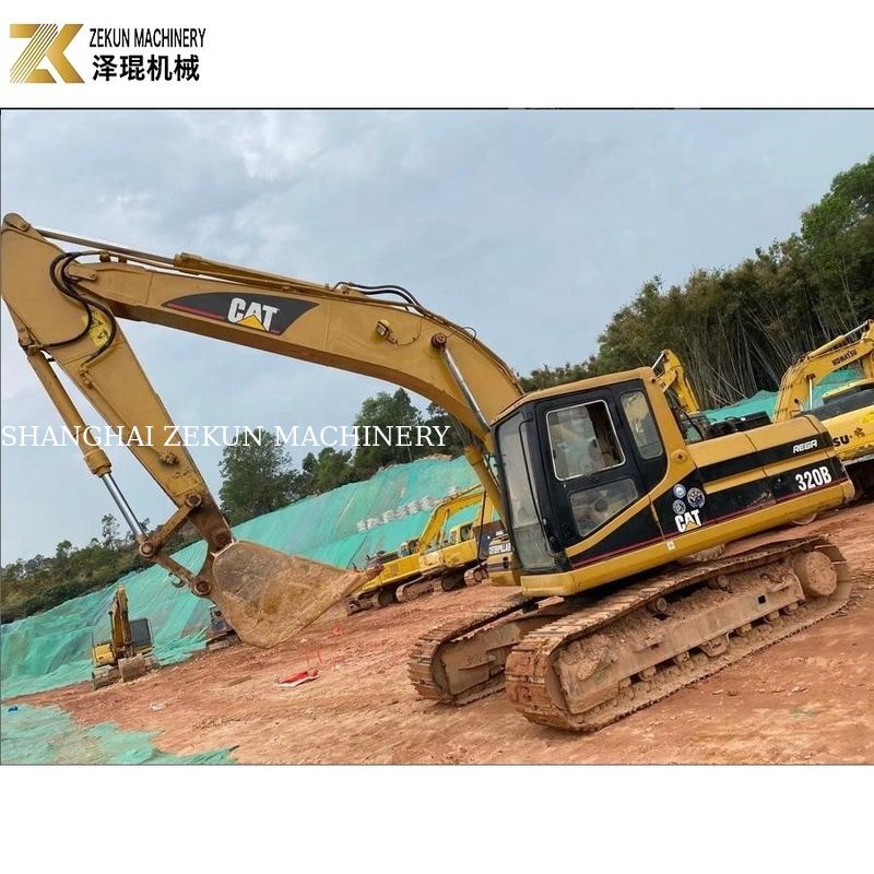 Gebrauchtes CAT320 Crawler Excavator 20.6T importiert aus Japan Originalfarbe