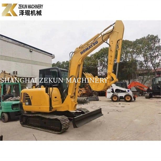 Komatsu PC56-7 Minibagger mit 5 Tonnen Betriebsgewicht und langlebigem Dieselmotor