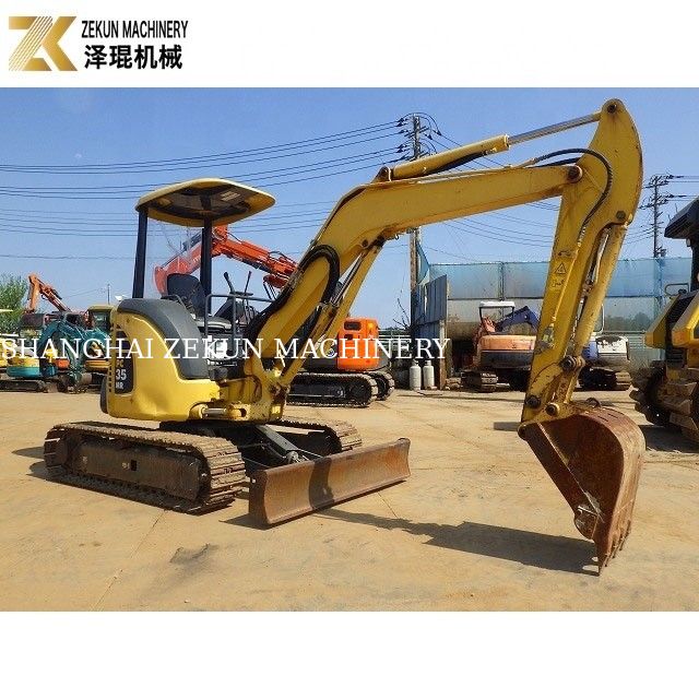 Gebrauchtes Mini-Großkomatsu PC35 Bagger 3 Tonnen Betriebsgewicht 3700 KG Maschinengewicht