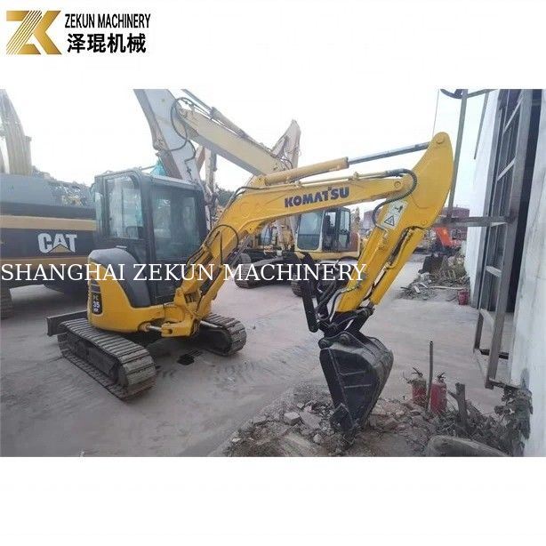 3.5 Tonnen kleiner Gebraucht-KOMATSU PC35MR-5 Bagger aus dem Jahr 2016 mit Hydraulischer Baggermaschine