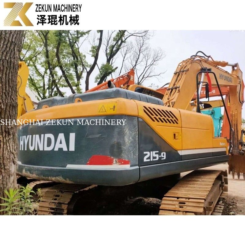 21 Tonnen gebrauchtes Hyundai 215 Bagger R215-9 Gebrauchtbagger mit Originalpumpe