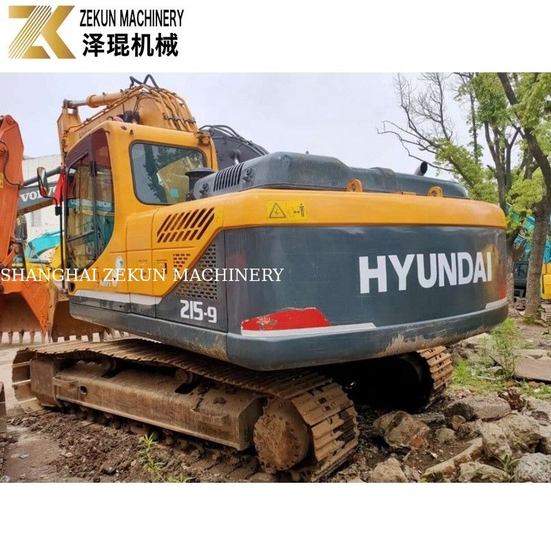 21 Tonnen gebrauchtes Hyundai 215 Bagger R215-9 Gebrauchtbagger mit Originalpumpe