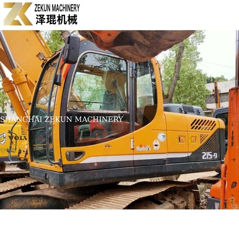 21 Tonnen gebrauchtes Hyundai 215 Bagger R215-9 Gebrauchtbagger mit Originalpumpe