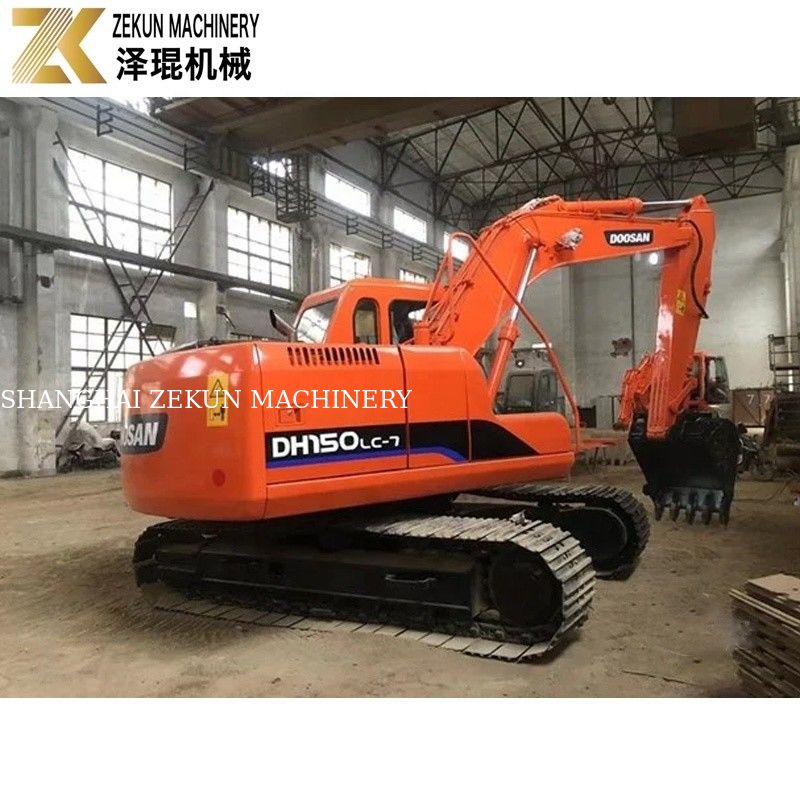 Original Digger 15Ton Gebraucht Doosan DH150 Bagger mit Jack Hammer DH150-7 2017