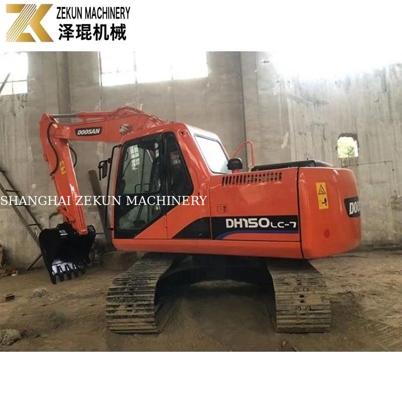 Original Digger 15Ton Gebraucht Doosan DH150 Bagger mit Jack Hammer DH150-7 2017