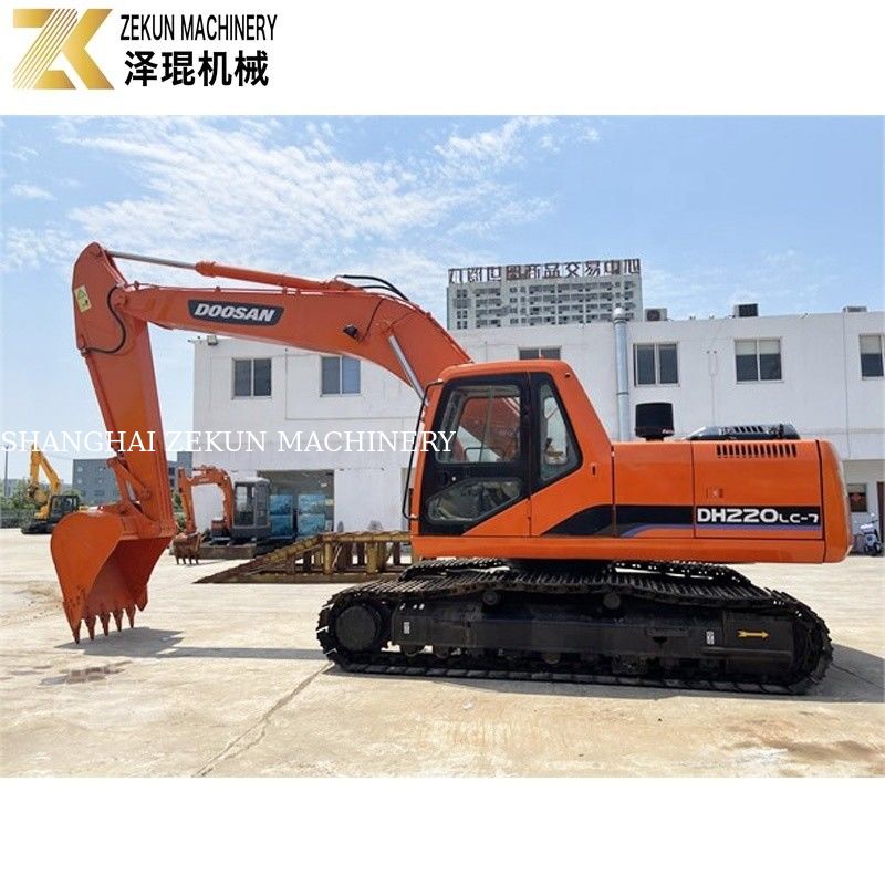Gebrauchtes Erdgräber 22 Tonnen Doosan 220 Bagger DH220LC-7 Motor 21400 K