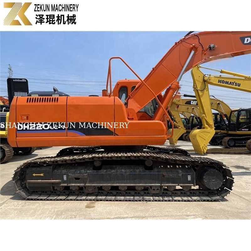 Gebrauchtes Erdgräber 22 Tonnen Doosan 220 Bagger DH220LC-7 Motor 21400 K
