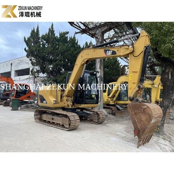 41.5KW Gebraucht Katze 307 Bagger 7 Tonnen Gebraucht Crawler Bagger Bau