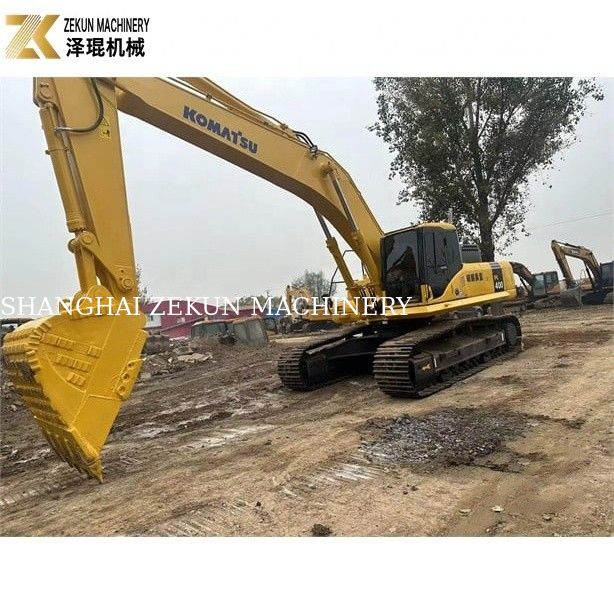 1.9m3 Eimer Hydraulischer Crawler Bagger verwendet Komatsu PC400-7 für einen reibungslosen Betrieb