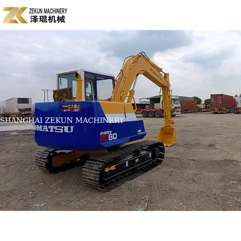 Japan Komatsu PC60-6 Bagger mit geringem Betriebsgewicht von 6 Tonnen und gutem Zustand
