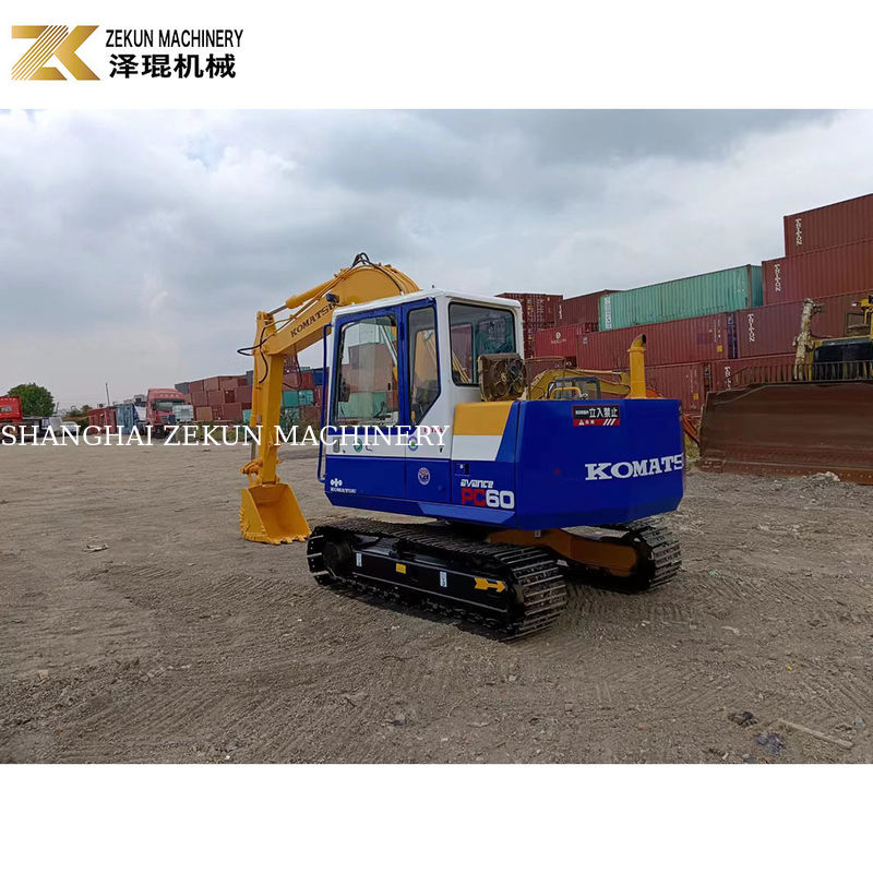 Japan Komatsu PC60-6 Bagger mit geringem Betriebsgewicht von 6 Tonnen und gutem Zustand