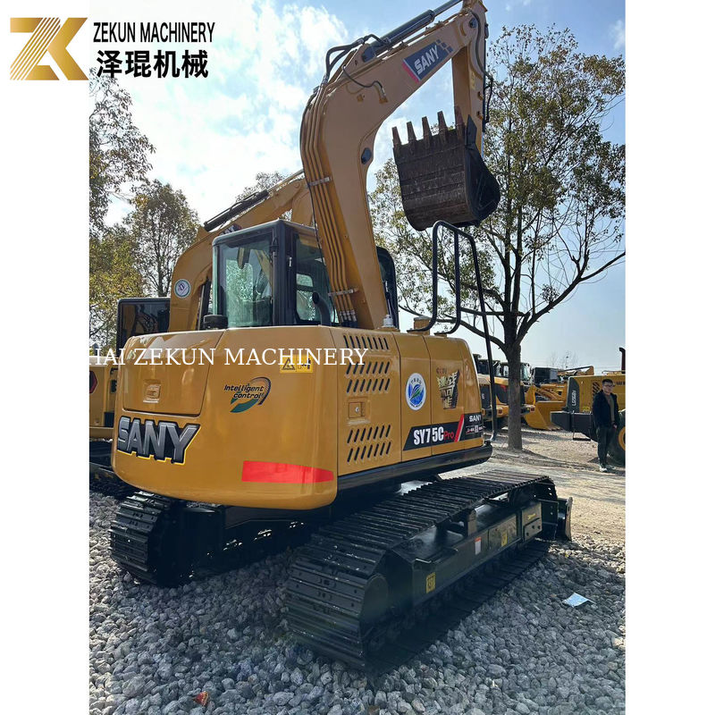 Gebraucht Sany SY75C Pro 7,5 Tonnen Mini Crawler Digger mit ISUZU Motor