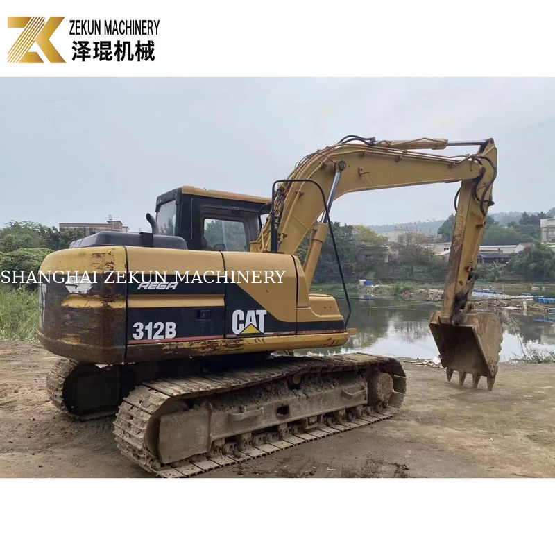 2000 Jahr Cat 312B Gebraucht-Crawler-Exkaver 12Ton 63KW Gebraucht-Exkaver