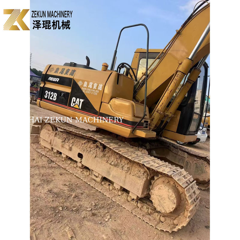 2000 Jahr Cat 312B Gebraucht-Crawler-Exkaver 12Ton 63KW Gebraucht-Exkaver