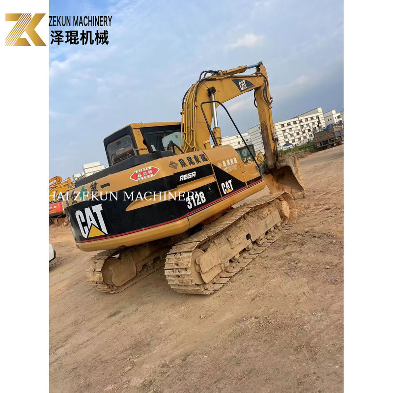 2000 Jahr Cat 312B Gebraucht-Crawler-Exkaver 12Ton 63KW Gebraucht-Exkaver