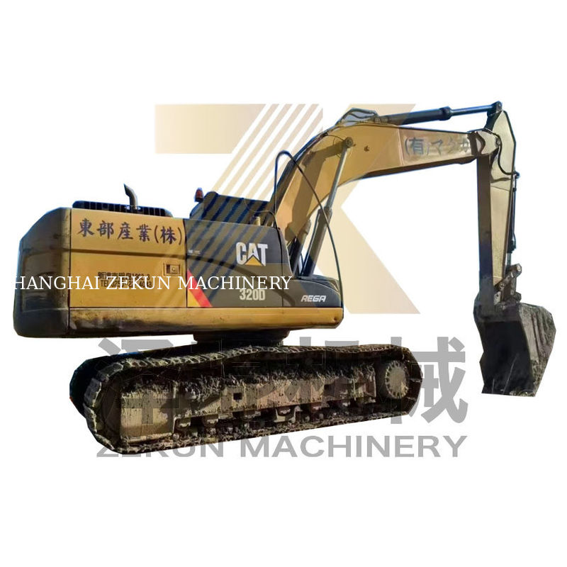 Gute 20 Tonnen große, gebrauchte CAT 320D 320DL Schwebende Crawlerbagger 1,35 m3 Eimer