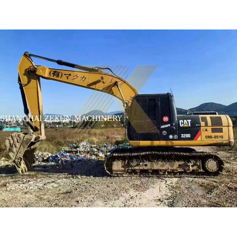 Gute 20 Tonnen große, gebrauchte CAT 320D 320DL Schwebende Crawlerbagger 1,35 m3 Eimer